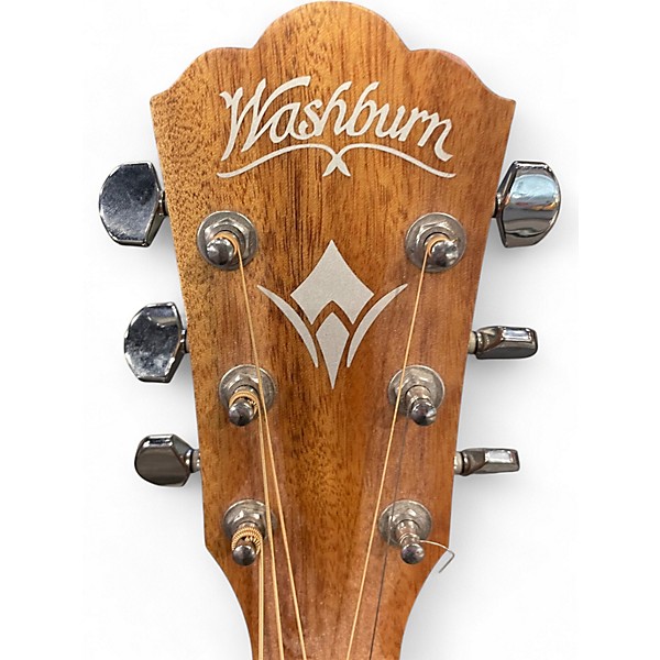 Used Washburn WD7S ACSM 2 Tone Sunburst Acoustic Guitar
