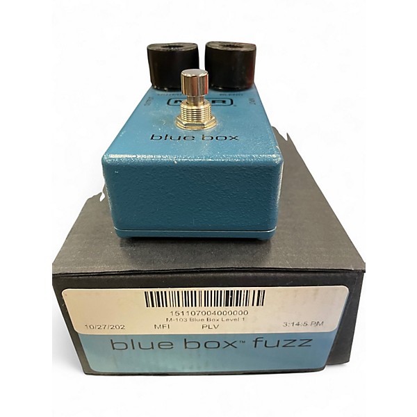 Used MXR BLUE BOX FUZZ Effect Pedal