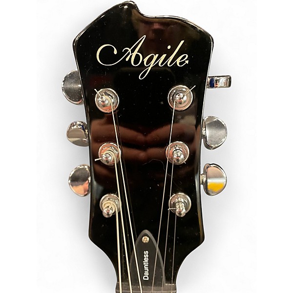 Used Agile DAUNTLESS Ocean Blue Solid Body Electric Guitar