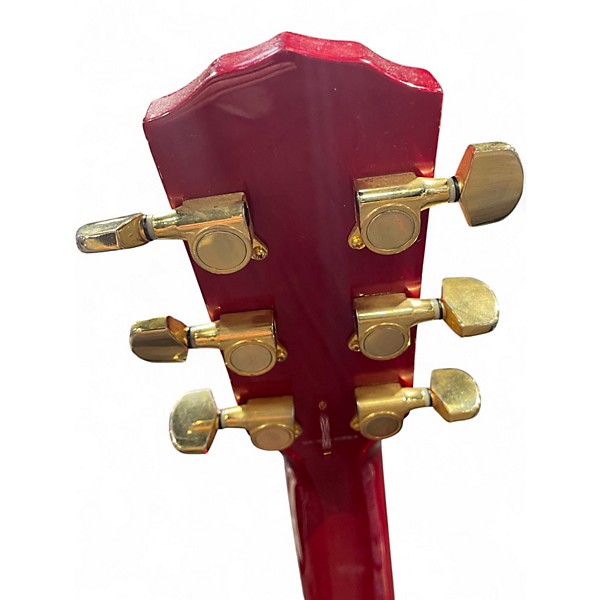 Used Fender DG22S Red Acoustic Guitar