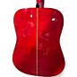 Used Fender DG22S Red Acoustic Guitar