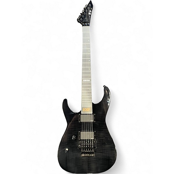 Used ESP E-II M-II Trans Black Solid Body Electric Guitar