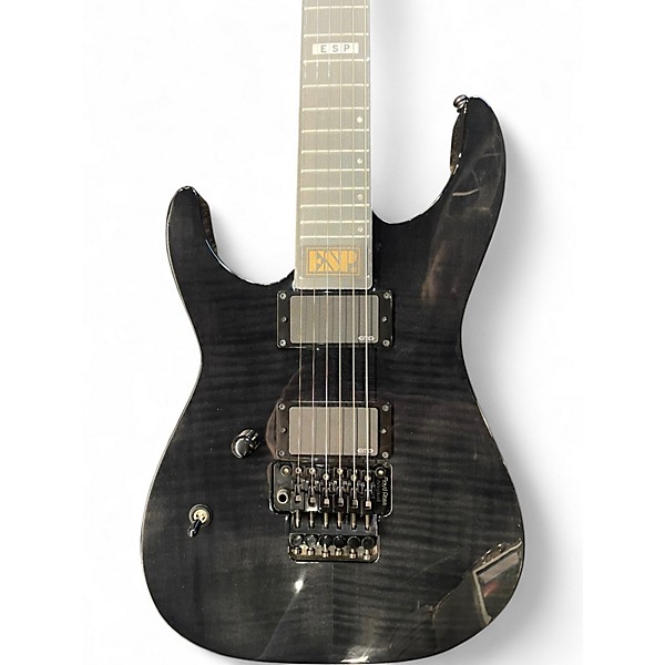 Used ESP E-II M-II Trans Black Solid Body Electric Guitar