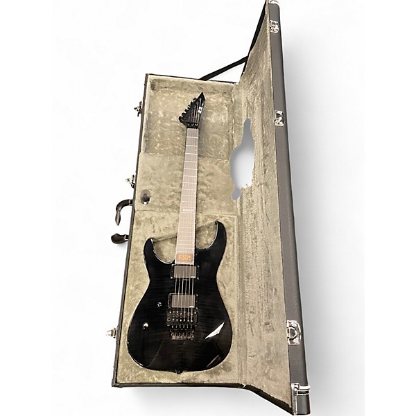 Used ESP E-II M-II Trans Black Solid Body Electric Guitar