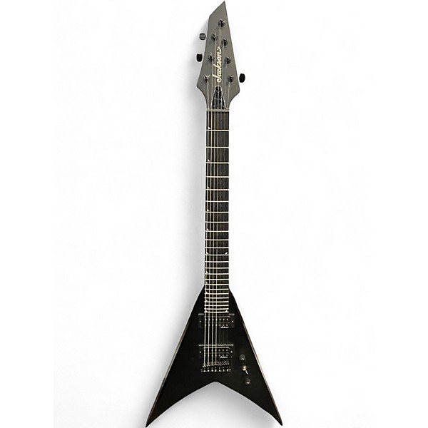 Used Jackson JS22 KV HT 7 Matte Black Solid Body Electric Guitar