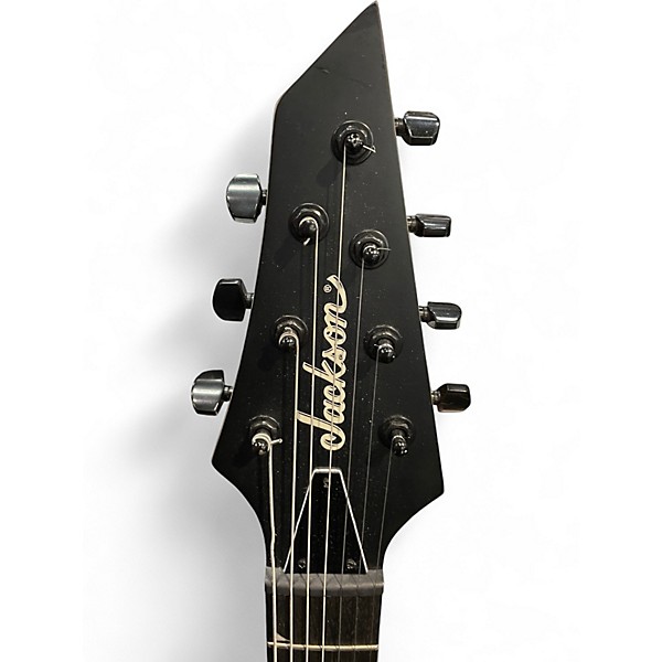 Used Jackson JS22 KV HT 7 Matte Black Solid Body Electric Guitar