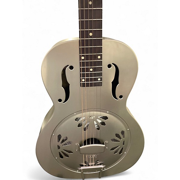 Used Gretsch Guitars G9201 Honeydipper Metal Round Neck Natural Resonator Guitar