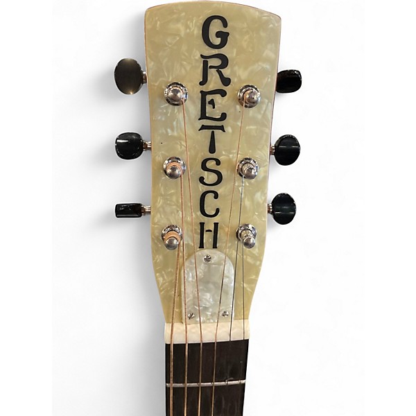 Used Gretsch Guitars G9201 Honeydipper Metal Round Neck Natural Resonator Guitar