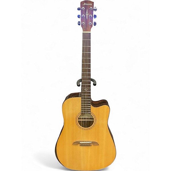 Used Alvarez Artist Elite Series ADE90CEAR Natural Acoustic Electric Guitar