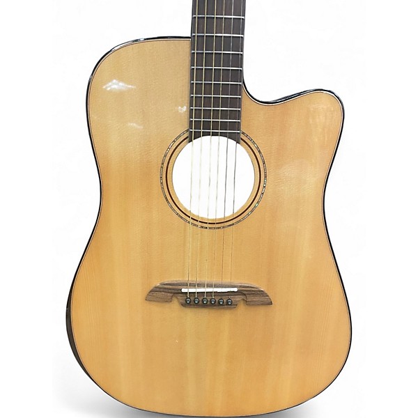 Used Alvarez Artist Elite Series ADE90CEAR Natural Acoustic Electric Guitar