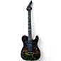 Used ESP LTD Eclipse Custom '87 Rainbow Crackle Solid Body Electric Guitar thumbnail