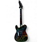 Used ESP LTD Eclipse Custom '87 Rainbow Crackle Solid Body Electric Guitar