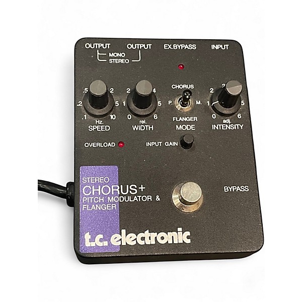 Used TC Electronic Stereo Chorus + Pitch Modulator & Flanger Effect Pedal