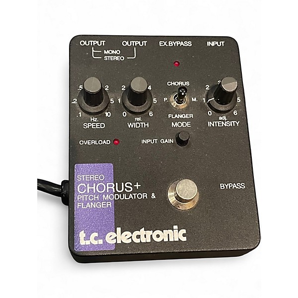 Used TC Electronic Stereo Chorus + Pitch Modulator & Flanger Effect Pedal