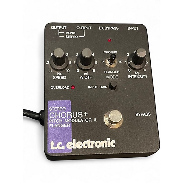 Used TC Electronic Stereo Chorus + Pitch Modulator & Flanger Effect Pedal