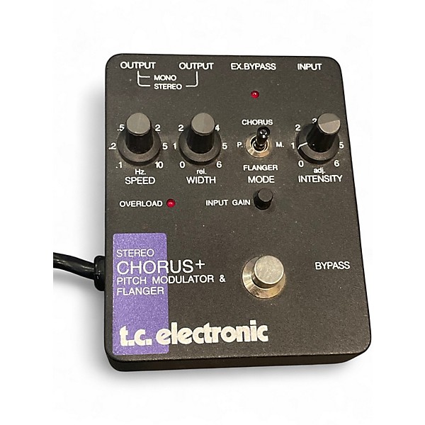 Used TC Electronic Stereo Chorus + Pitch Modulator & Flanger Effect Pedal