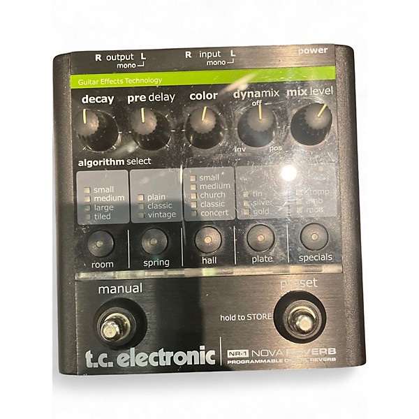 Used TC Electronic NR-1 NOVA REVERB Effect Pedal