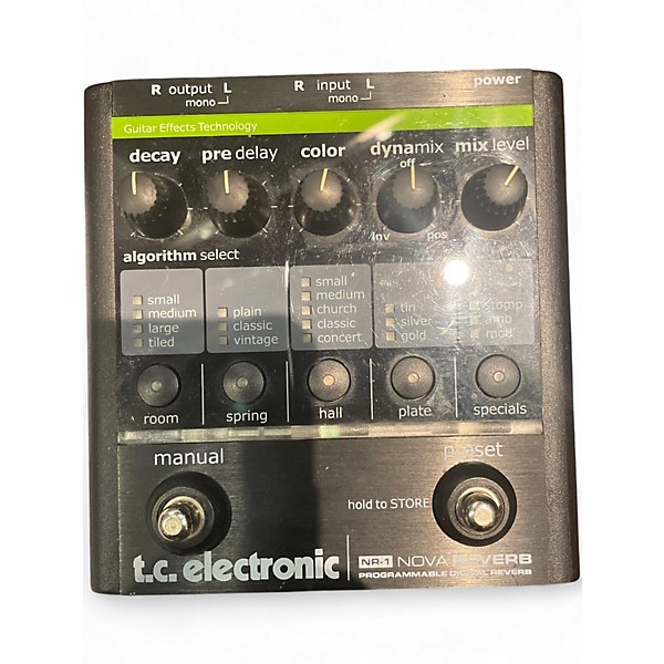 Used TC Electronic NR-1 NOVA REVERB Effect Pedal