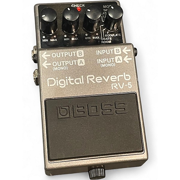 Used BOSS RV5 Digital Reverb Effect Pedal