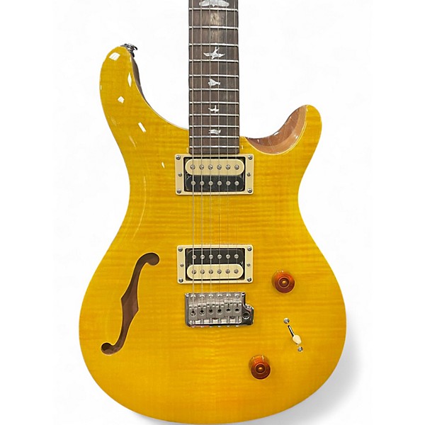 Used PRS SE Custom 22 Yellow Solid Body Electric Guitar