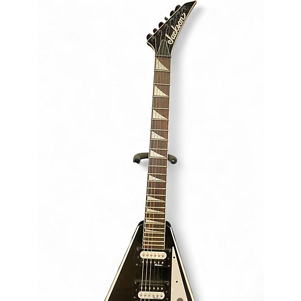 Used 2017 Jackson JS32T King V Black Solid Body Electric Guitar
