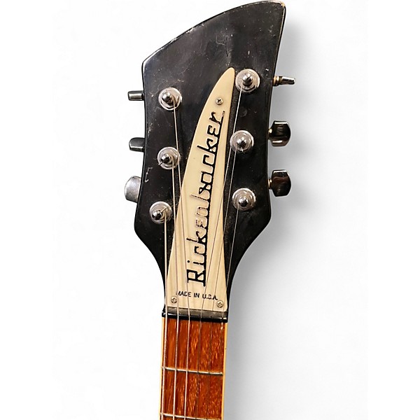 Vintage 1980s Rickenbacker SUSANNA HOFFS LIMITED EDITION Black and White Solid Body Electric Guitar