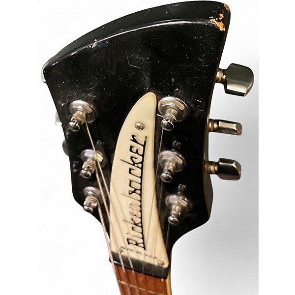 Vintage 1980s Rickenbacker SUSANNA HOFFS LIMITED EDITION Black and White Solid Body Electric Guitar