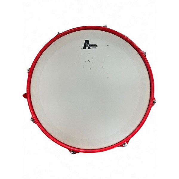 Used 2020s ddrum 14in Diablo Red & Black Drum