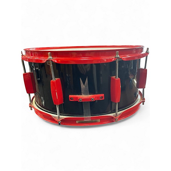 Used 2020s ddrum 14in Diablo Red & Black Drum