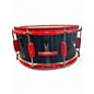 Used 2020s ddrum 14in Diablo Red & Black Drum