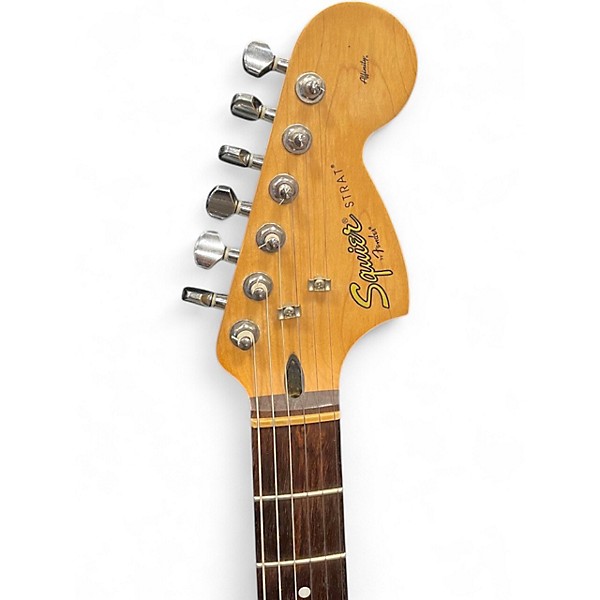 Used Squier Affinity Stratocaster Sunburst Solid Body Electric Guitar