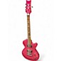 Used Daisy Rock Rock Candy Pink Sparkle Electric Bass Guitar