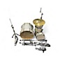 Used Pearl 5 Piece Export New Fusion White Oyster Drum Kit