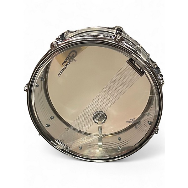 Used Groove Percussion 14in Snare Silver Drum