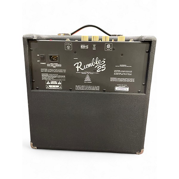 Used Fender Rumble 25 25W 1x10 Bass Combo Amp