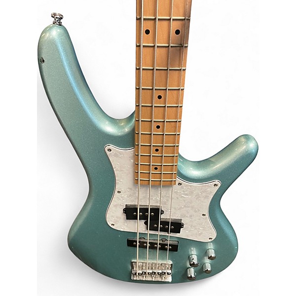 Used Ibanez Srmd200 Blue Sapphire Electric Bass Guitar