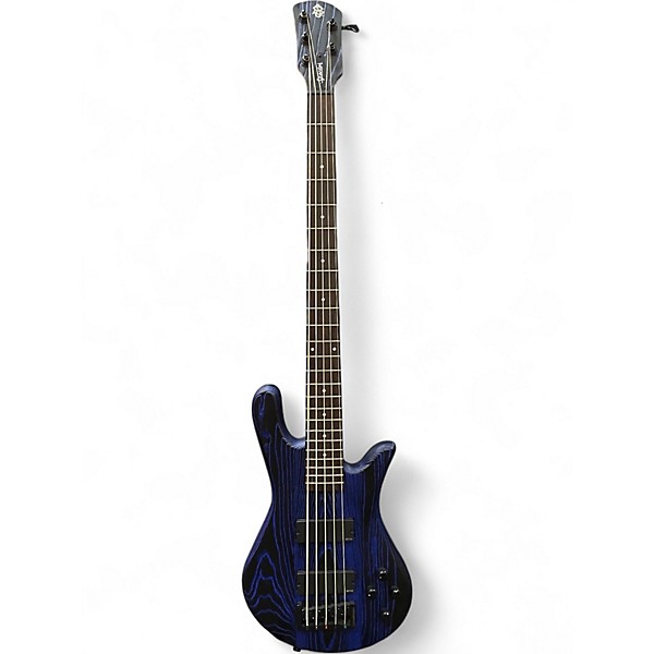 Used Spector NS Pulse II 5 EX LTD Blue Electric Bass Guitar