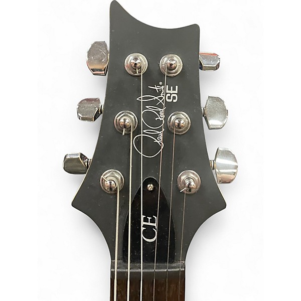 Used PRS SE CE24 Metallic Silver Solid Body Electric Guitar