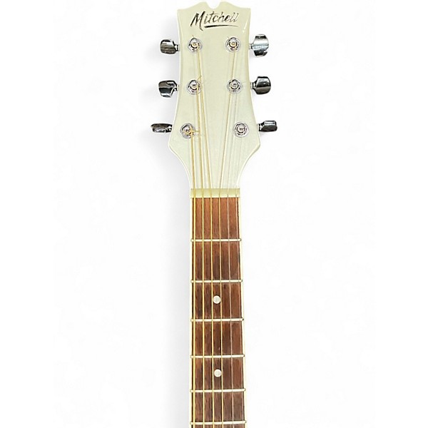 Used Mitchell O120ce Polar White Acoustic Electric Guitar
