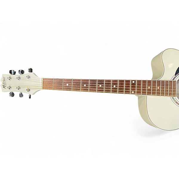 Used Mitchell O120ce Polar White Acoustic Electric Guitar