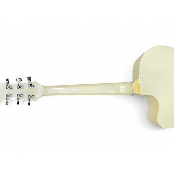 Used Mitchell O120ce Polar White Acoustic Electric Guitar