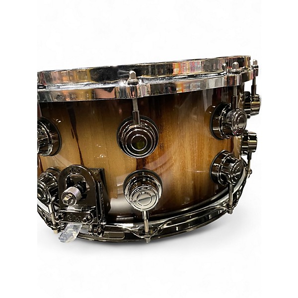 Used DW 14in Collectors series 7x14 African Chen Chen on Maple Mohogany 2 Color Sunburst Drum