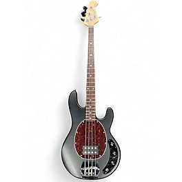 Used Sterling by Music Man S.U.B. StingRay RAY4 Electric Bass Guitar - Satin Transparent Black BLACK Electric Bass Guitar