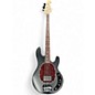 Used Sterling by Music Man S.U.B. StingRay RAY4 Electric Bass Guitar - Satin Transparent Black BLACK Electric Bass Guitar thumbnail