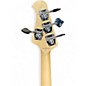 Used Sterling by Music Man S.U.B. StingRay RAY4 Electric Bass Guitar - Satin Transparent Black BLACK Electric Bass Guitar