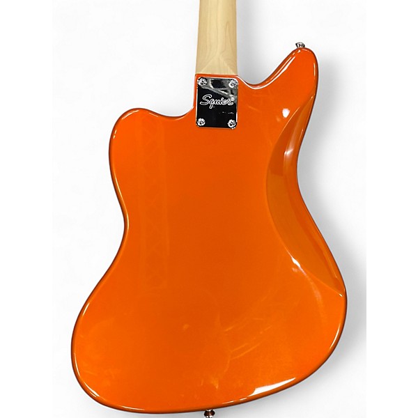 Used Squier Vintage Modified Jaguar Bass Metallic Orange Electric Bass Guitar METALLIC ORANGE Electric Bass Guitar