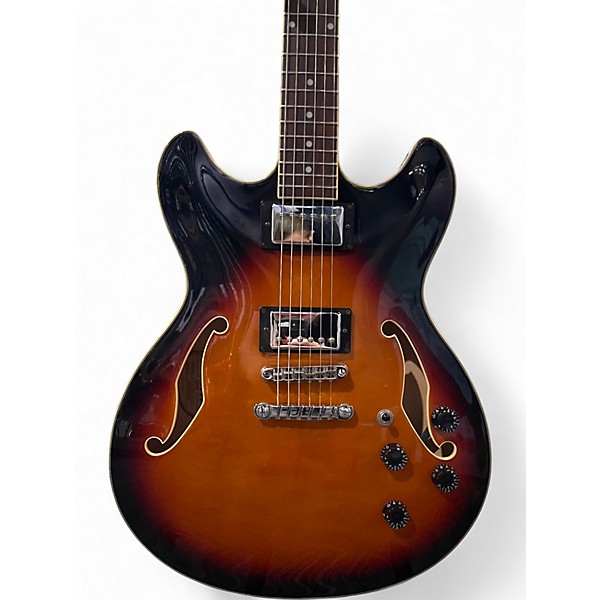 Used Ibanez AS73 Artcore Sunburst Hollow Body Electric Guitar