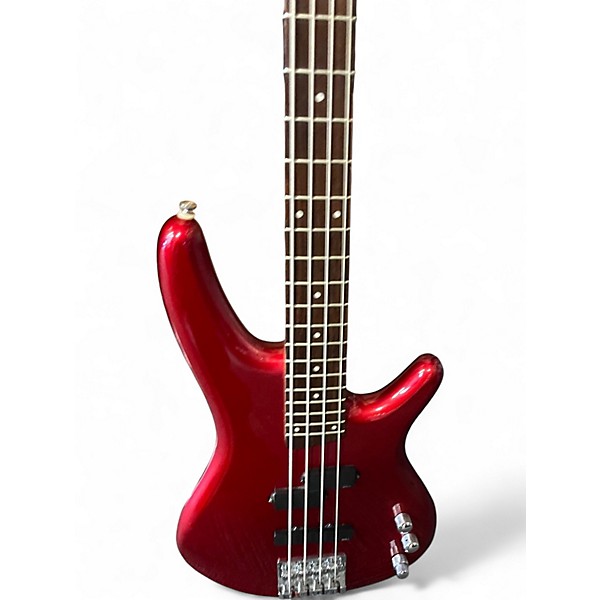 Used Ibanez SR300 Metallic Red Electric Bass Guitar