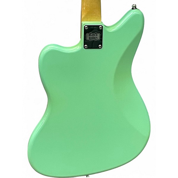 Used 2023 Black Bobbin Custom JM Aged Surf Green Solid Body Electric Guitar