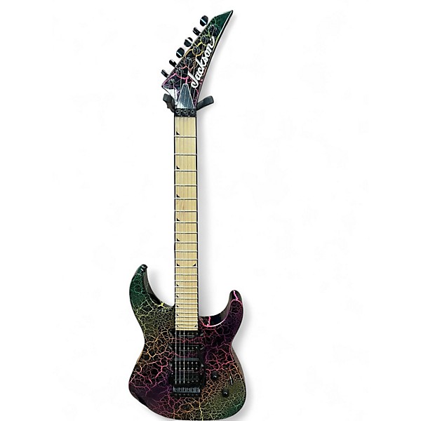 Used 2020 Jackson SL3M RAINBOW CRACKLE Solid Body Electric Guitar